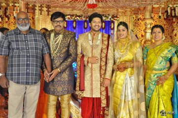 Music Director Koti Son Rajeev Wedding Reception Photos